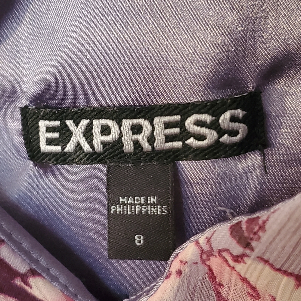 Express Floral Ruffled Dress - Picture 5 of 9